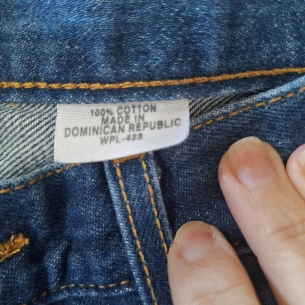 Levi 501's Mens Blue Demin Jeans Dominion Republic 2007 Size 36x36